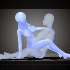 04_3D_座位10_見つめあい
